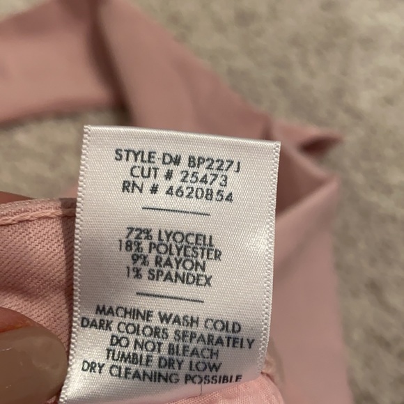 NWOT Just Black Denim  Pink Denim Skinny Jeans - Picture 5 of 5